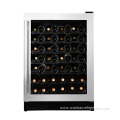 freestanding air cooling wine chiller with single zone